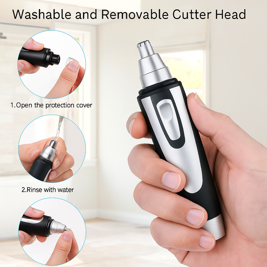 3-in-1 Unisex Electric Grooming Trimmer – Nose, Ear & Eyebrow for Men & Women @Just Rs. 499/-✨