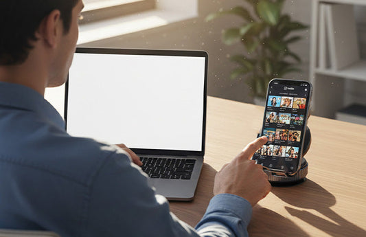 Smart Magnetic Mobile Phone Holder 360 Degree Rotatable with Reusable Super Strong Vacuum Suction For Car Bike Home Office All Surface Compatible with iPhone 16 15 14 & All Smartphones