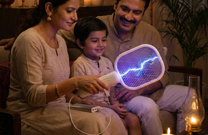 Rechargeable Electric Mosquito Swatter Racket