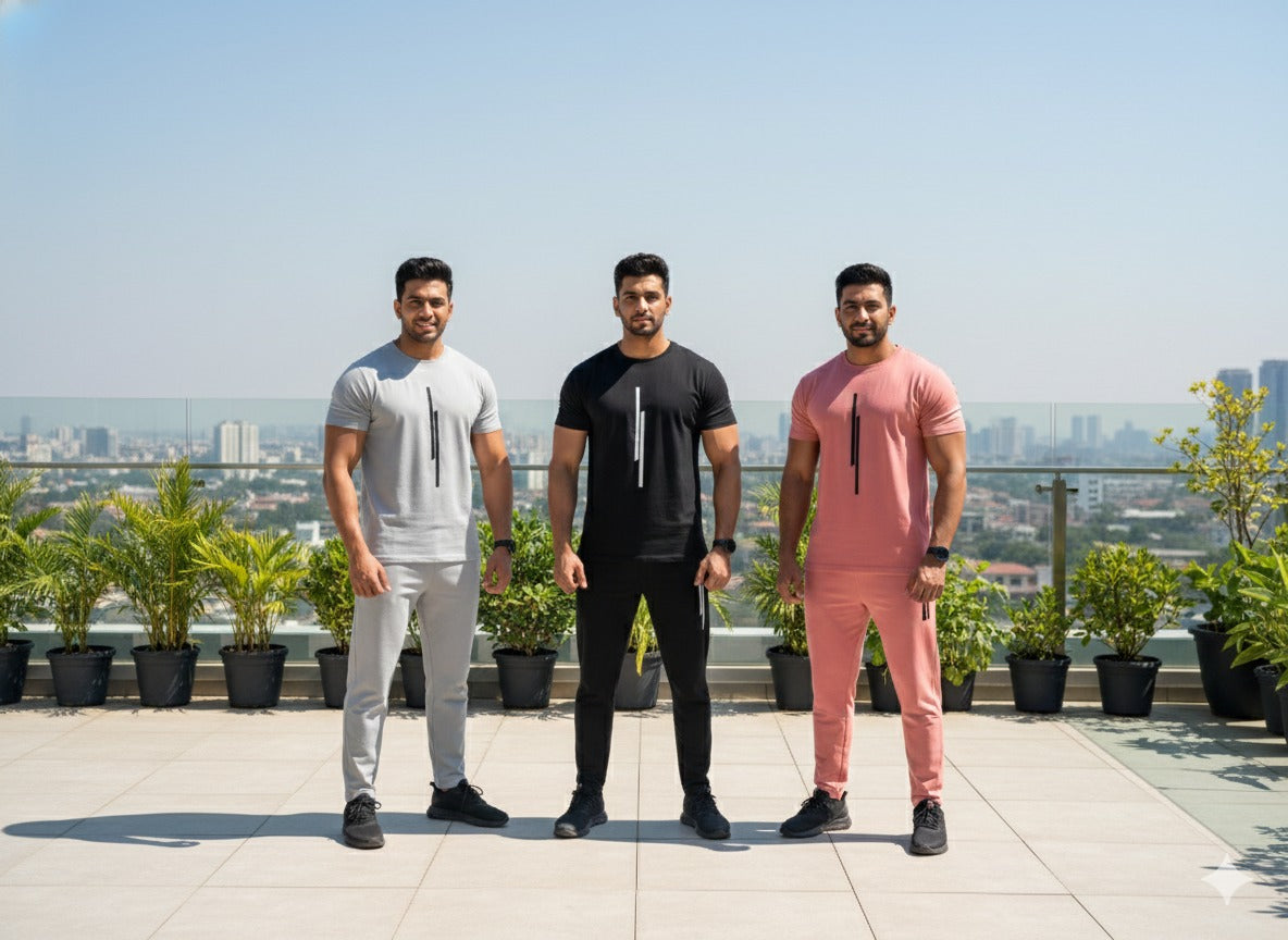 Tshirts for Men Combo Pack of 3 | Regular Fit | Printed | Round Neck Half Sleeve