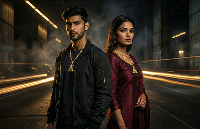 Hanuman Ji Pendant With Chain, Religious Jewellery for Men and Women