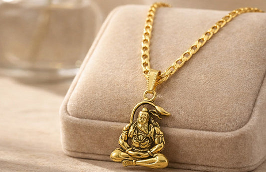 Hanuman Ji Pendant With Chain, Religious Jewellery for Men and Women