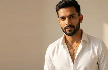 Hanuman Ji Pendant With Chain, Religious Jewellery for Men and Women