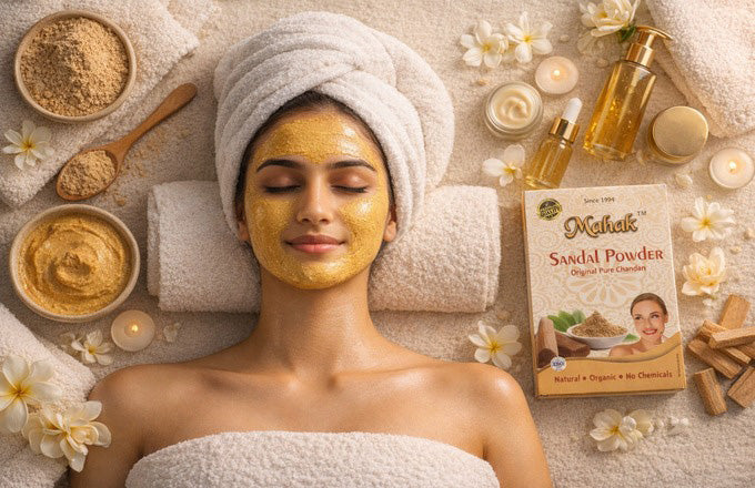 Natural Sandal Powder for Traditional Skincare – 50 gm